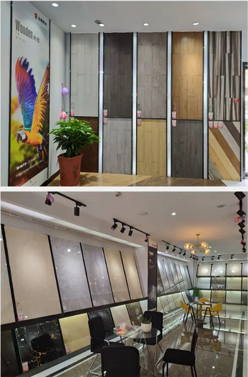 宏陶瓷磚江西上栗專賣(mài)店選材區(qū)