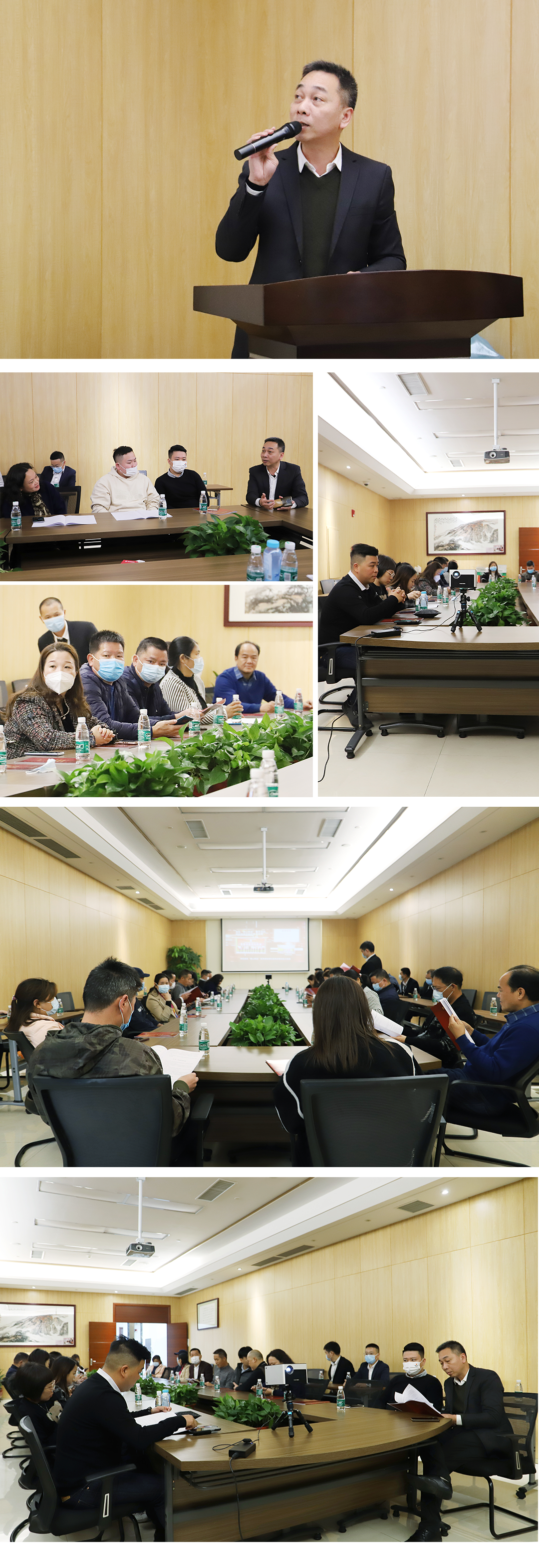 宏陶瓷磚地磚經(jīng)銷商開會(huì)討論現(xiàn)場(chǎng)圖